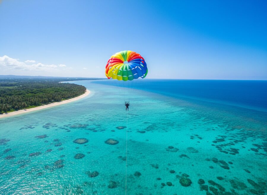 パラセーリング、宮古島