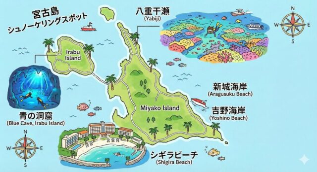 宮古島　シュノーケリングスポット
