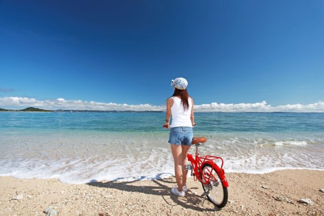 自転車　南国　旅