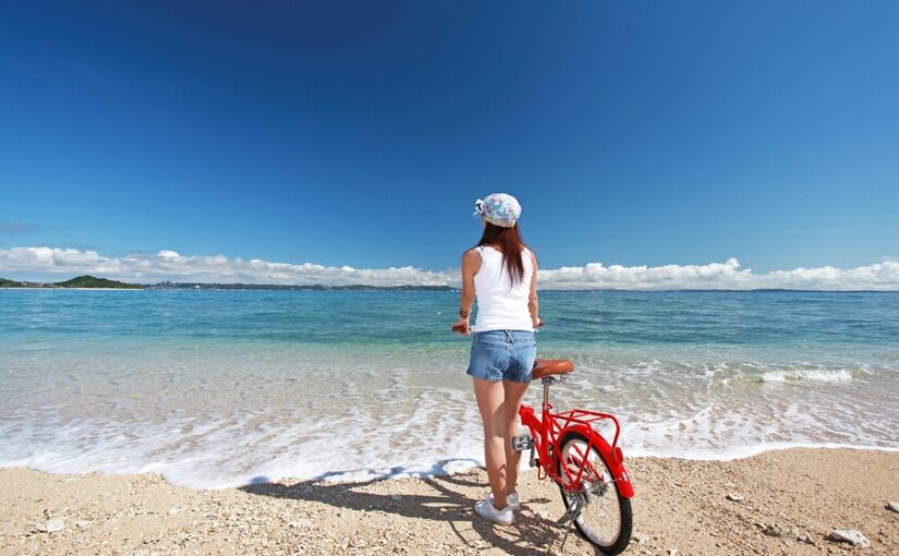 自転車　南国　旅