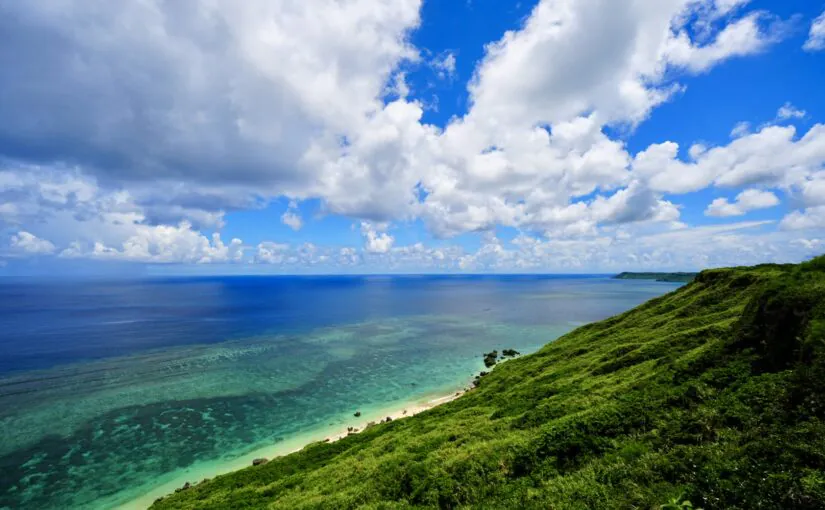比嘉ロードパーク　海　空