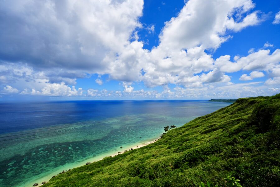 比嘉ロードパーク　海　空