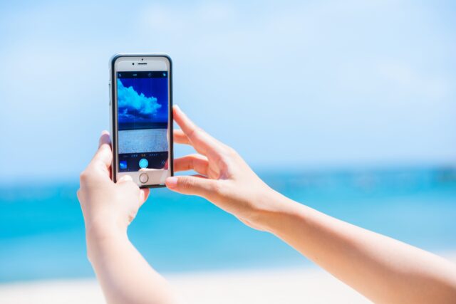 写真撮影　スマホ