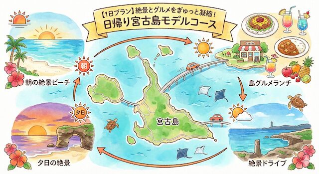 宮古島1日観光モデルコース