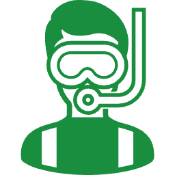 シュノーケルマスクのアイコン