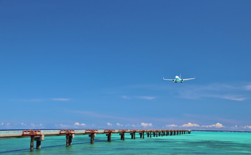 宮古島　飛行機