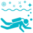 ダイビングのアイコン